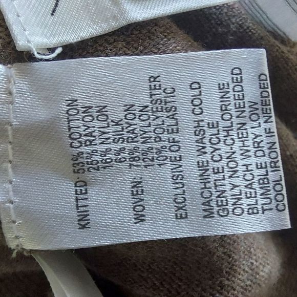 LOFT Brown Open Front Cardigan - Picture 5 of 7